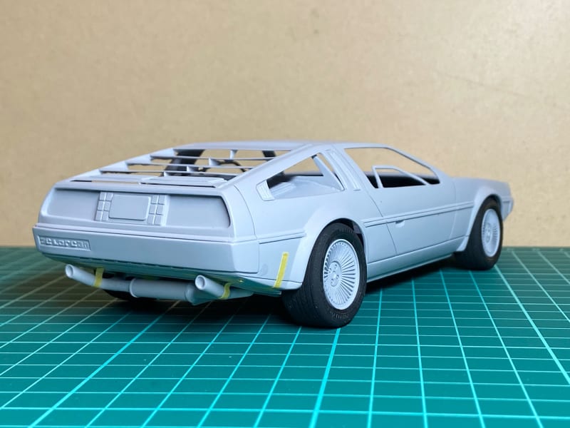 アオシマ バック・トゥ・ザ・フューチャー デロリアン PART-1（4