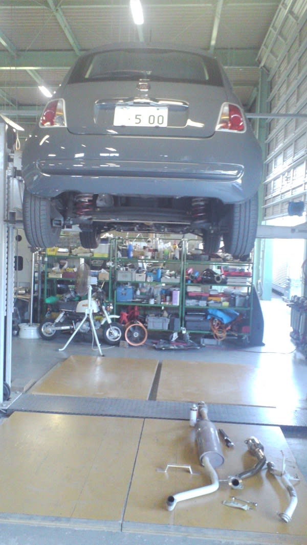 FIAT500POP Twinair用スポーツマフラー<CR.22 FIAT500POP Twinair用スポーツマフラー<CR.22