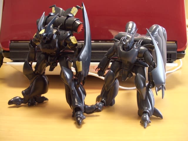 オーラバトラー 旧キット1/72 ズワァース 完成 - 部長職のお仕事