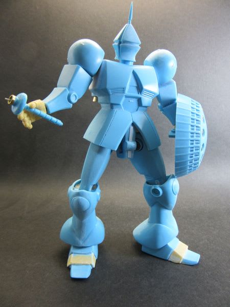 ガンプラ 旧キット 1/144 ギャン制作② みかん収穫おおむね