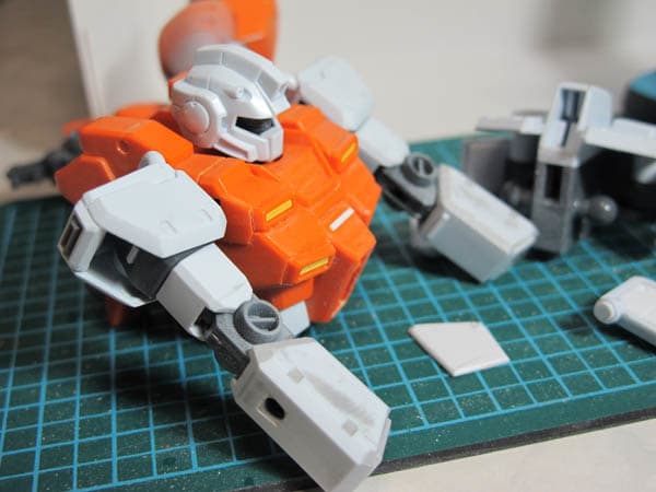 HGUC パワードジム製作中 - トドのにっき