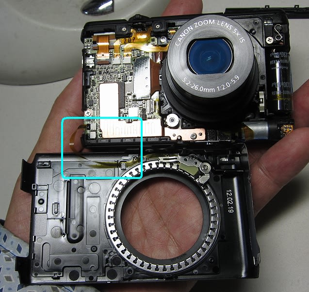 PowerShot S100ジャンク修理1 本体分解編 - くっしーの徒然日記 PowerShot S100ジャンク修理1 本体分解編 - くっしーの徒然日記
