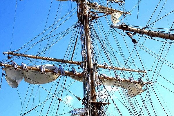 名古屋港開港110周年記念 練習帆船「日本丸」「海王丸」同時 名古屋港開港110周年記念 練習帆船「日本丸」「海王丸」同時
