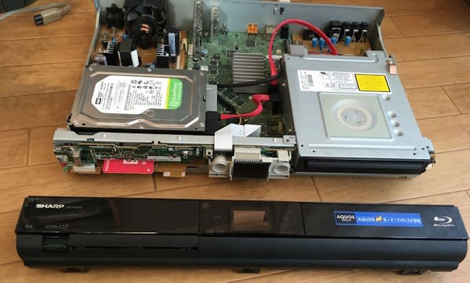 11/29 BD/DVDデッキ:SHARP AQUOS BD-HDS53修理(2回目 11/29 BD/DVDデッキ:SHARP AQUOS BD-HDS53修理(2回目