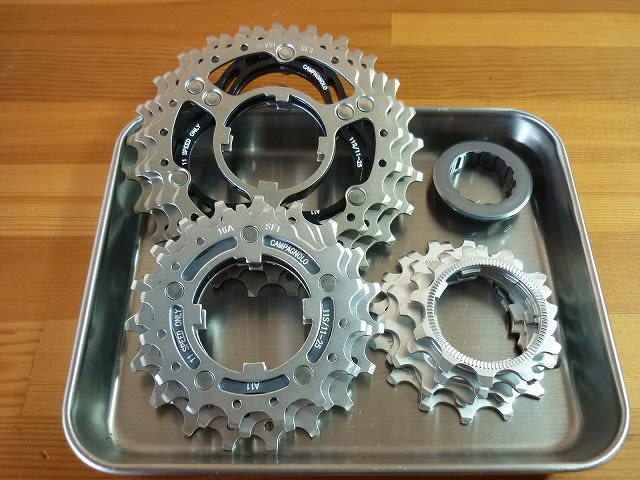 Campagnolo Record 11s スプロケットの洗浄 - Kinoの自転車日記 Campagnolo Record 11s スプロケットの洗浄 - Kinoの自転車日記
