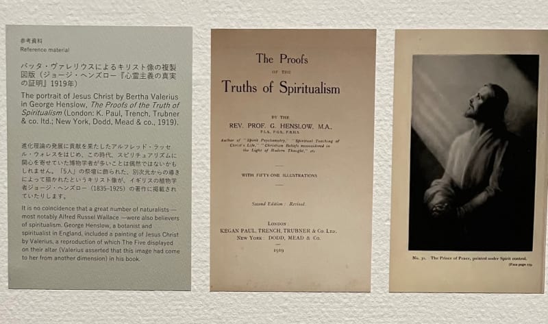 画像メモ】参考資料コーナー「ヒルマ・アフ・クリント展」（東京