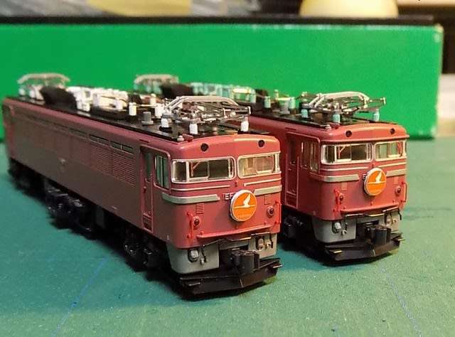 KATOの3064-2 EF80 1次形(ヒサシなし)が入線しました KATOの3064-2 EF80 1次形(ヒサシなし)が入線しました