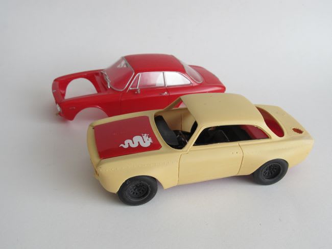 1/24 SCALE DESIGNS ALFA ROMEO GIULIA 1300 GTA Jr 製作開始 1/24 SCALE DESIGNS ALFA ROMEO GIULIA 1300 GTA Jr 製作開始