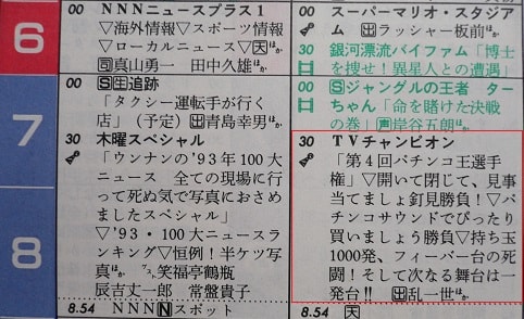 第4回パチンコ王選手権～TVチャンピオン～（1993年