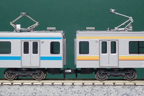 つなぎの車でした。TOMIX・209系2200番台南武線が入線したよ つなぎの車でした。TOMIX・209系2200番台南武線が入線したよ