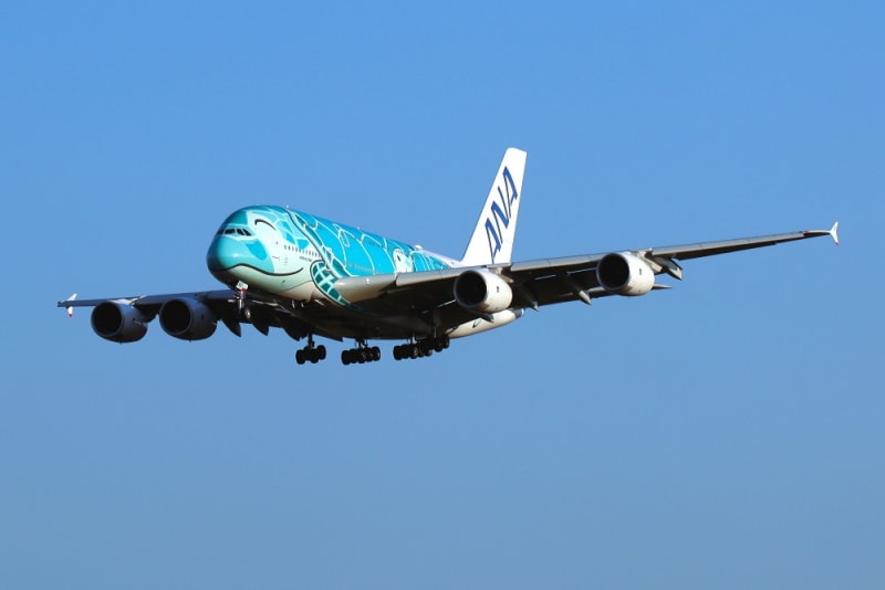 ANA全日空 エアバスA380 フライングホヌJA382A 2号機 1/200 ANA全日空 エアバスA380 フライングホヌJA382A 2号機 1/200