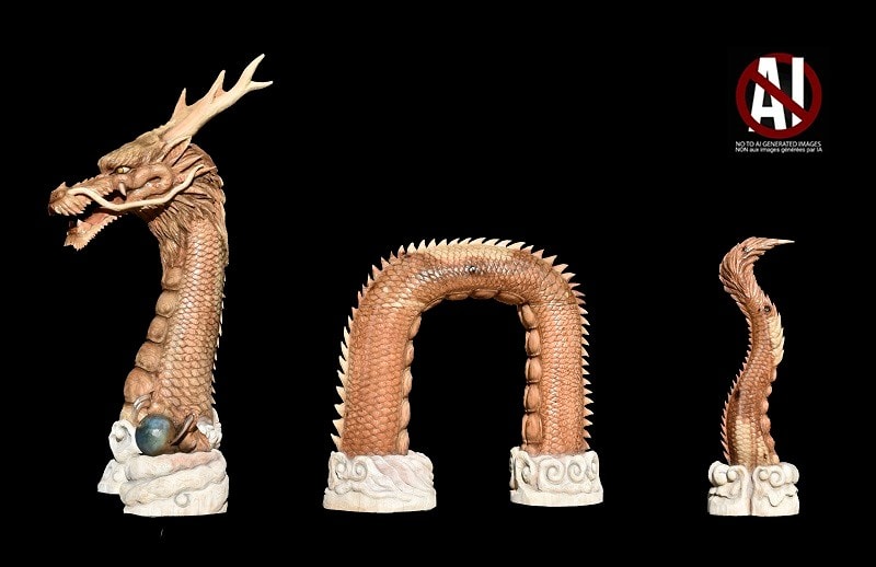 古殿町・巨大干支彫刻 辰(龍) 2023 - CHAINSAW ART JAPAN 古殿町・巨大干支彫刻 辰(龍) 2023 - CHAINSAW ART JAPAN