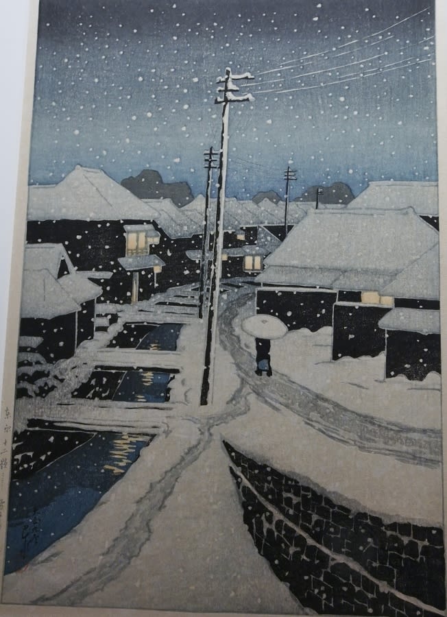 東京国立博物館（H25.6.15) 版画 東京十二題 川瀬巴水 - 光と影