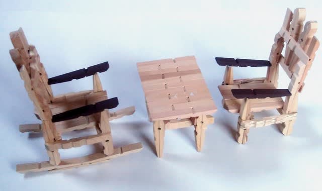 ウッドピンチでロッキングチェアとテーブル を作る 手作りでおもちゃを作ろう