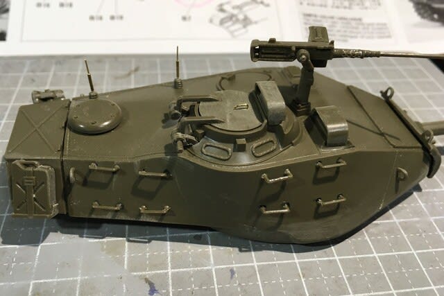 1/35 タミヤ M41 ウォーカーブルドッグ 製作（その2） - Ganpon