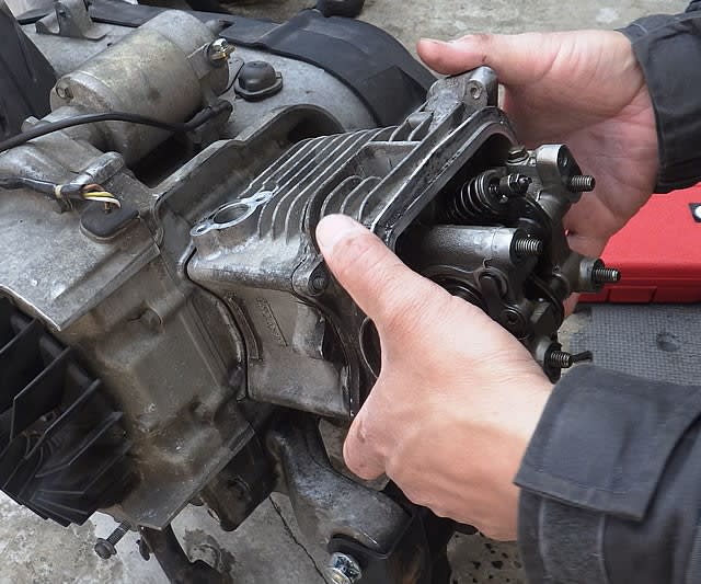 現品限り一斉値下げ！ アドレスV125 シリンダ・シリンダヘッド・ピストン CF46A パーツ