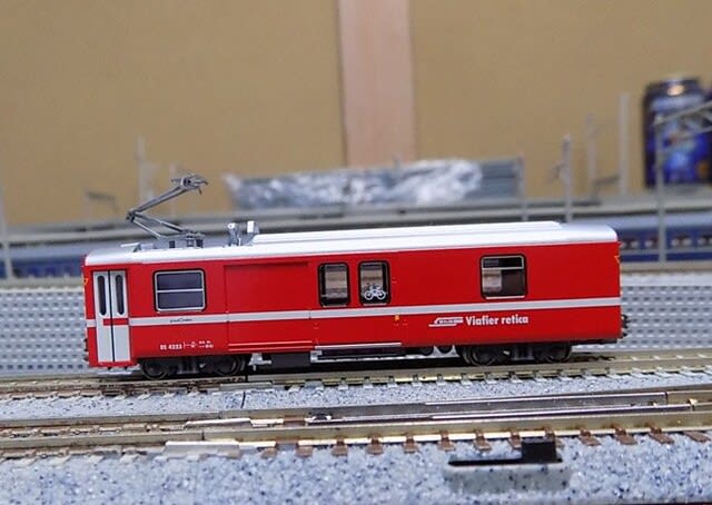 ＫＡＴＯの5279-1 レーティッシュ鉄道 電源荷物車 ＤＳ４２２３が入線しました。 - ＭＲＦＣ村井レールファンクラブ（1999~）の運転会記録と鉄道 模型日記
