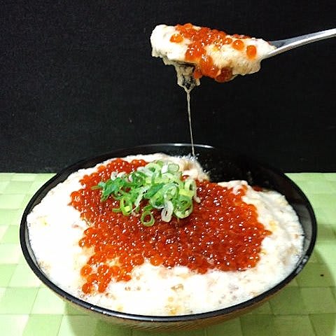 とろろいくら丼 - KEchinboの今日も腹ぶと とろろいくら丼 - KEchinboの今日も腹ぶと