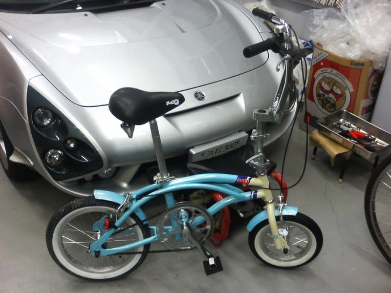 出産祝い チョロQ自転車・チャリQビーチクルーザー、値下げしました 自転車本体