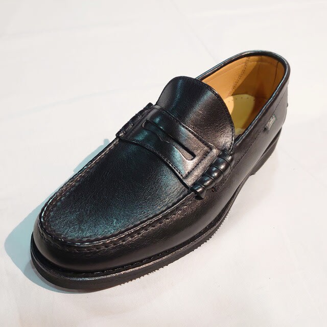 【誠実】 パラブーツブライトンエア （Paraboot 7.5 ローファー茶 靴