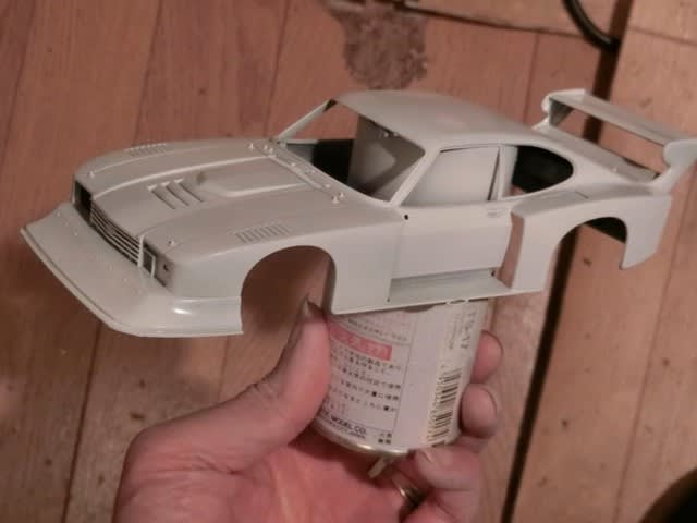 1/24タミヤ フォードカプリターボGr5 イエガーマイスター完成