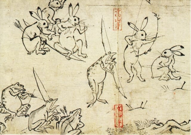 鳥獣戯画 京都 高山寺の至宝 前期 東京国立博物館 なのだ どるち えこう の 美術館 博物館めぐり 美味しいもの 日記なのだ