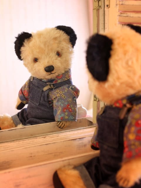 オーダーメイド 耳黒のクラシックベアちゃん - KEITA BEAR