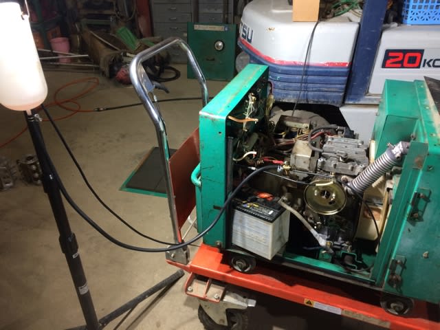 まだ使うんですよ! デンヨー 防音型エンジン溶接機 NT-140GSS まだ使うんですよ! デンヨー 防音型エンジン溶接機 NT-140GSS