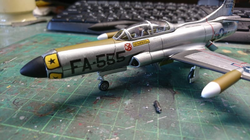 エマー1/72】ロッキードF-94Cスターファイア 製作 - 黒鉄重工