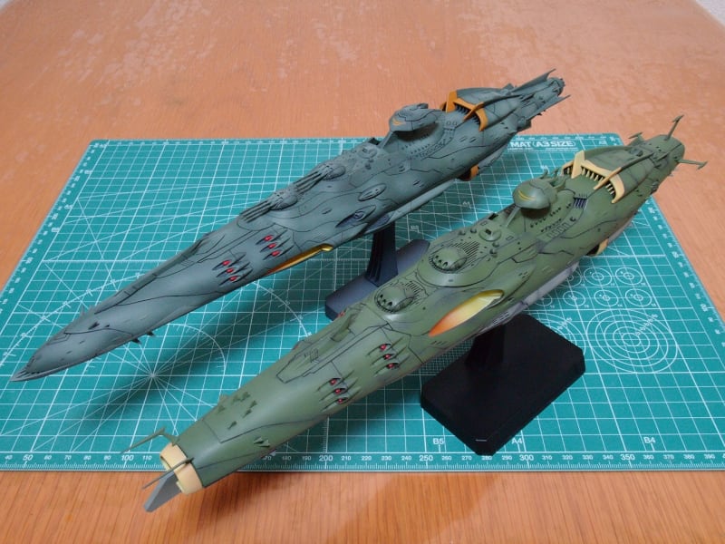 ガミラス艦セット4(ハイゼラード級，デラメヤ級，スマルヒ