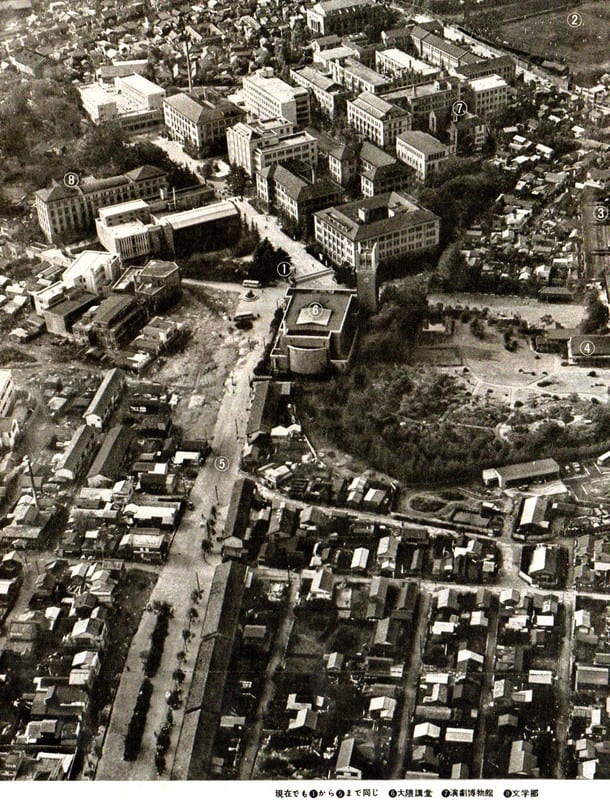 J-38 東京を上空から見た町並み 昭和33年 - 新日本古地図学会 J-38 東京を上空から見た町並み 昭和33年 - 新日本古地図学会