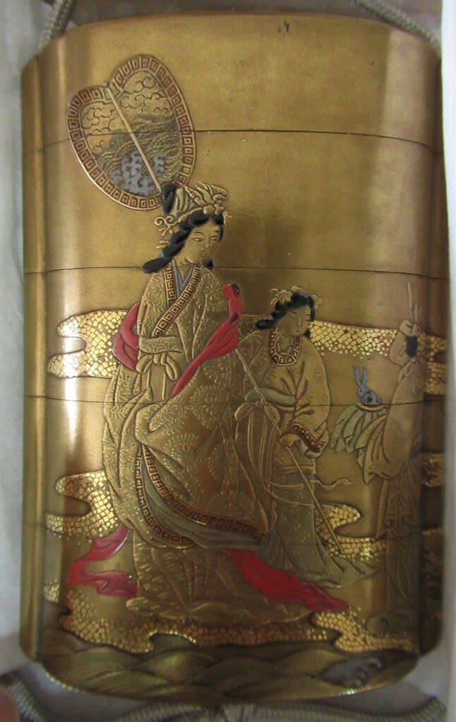 リメイク 嫦娥蒔絵印籠 伝古満休伯作 - 夜噺骨董談義