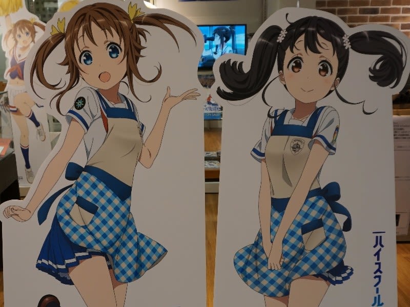 キャラスタンディがたくさん！なんばマルイで「ハイスクール
