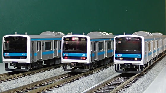お顔が変わりました。TOMIX 209系0番台(後期型・京浜東北線)が お顔が変わりました。TOMIX 209系0番台(後期型・京浜東北線)が