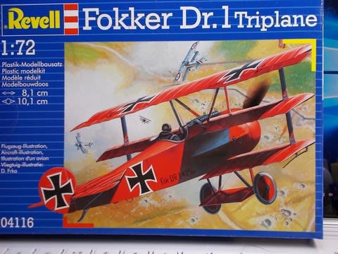 複葉機モデリングガイド購入、そしてFokker DR.l(1/72)を作る 複葉機モデリングガイド購入、そしてFokker DR.l(1/72)を作る