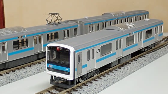 お顔が変わりました。TOMIX 209系0番台(後期型・京浜東北線)が お顔が変わりました。TOMIX 209系0番台(後期型・京浜東北線)が