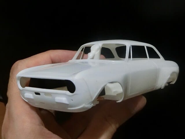 1/24グンゼ改造 アルファロメオ1750GTAm製作開始 - sportscar