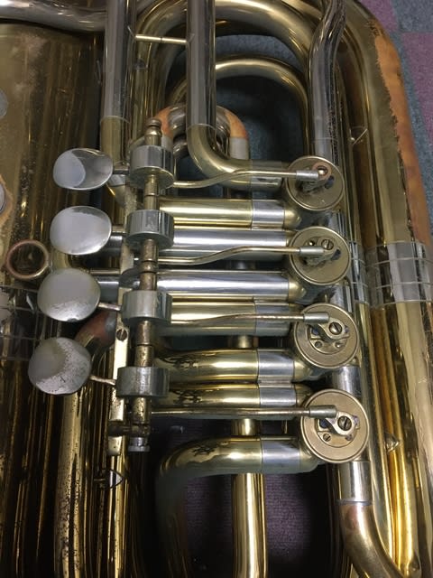 KAWAI EBB-590Lオーバーホール1 - TUBA修理職人 KAWAI EBB-590Lオーバーホール1 - TUBA修理職人
