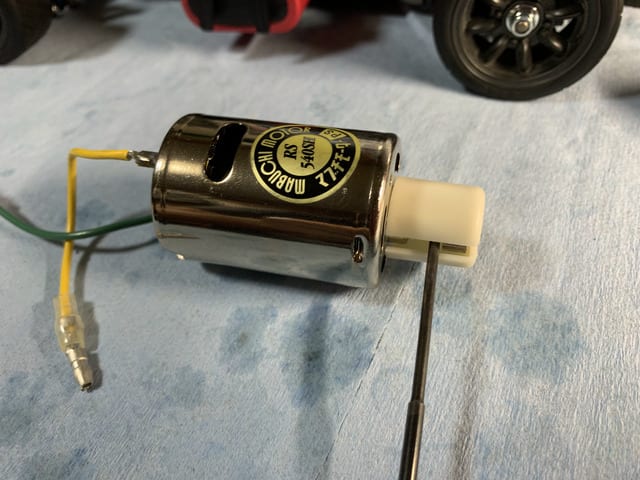 タミヤ Mシャーシ M03 サーボ、アンプ、モーター、受信器付き