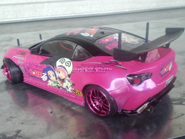 主人がお痛をしたお仕置です✨SUPRA ラジコン プロポ・箱付き 1/10 ラジコン 痛車 ボディ ToLOVEる - 痛車ラジコン製作所 バイクと
