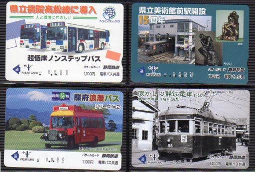 カードコレクション⑤《静鉄パサールカード》 - 気ままな趣味の散歩道