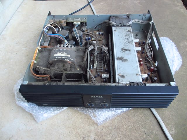 PA用パワーアンプRAMSA WP-1200A届く - トラブルシューター PA用パワーアンプRAMSA WP-1200A届く - トラブルシューター