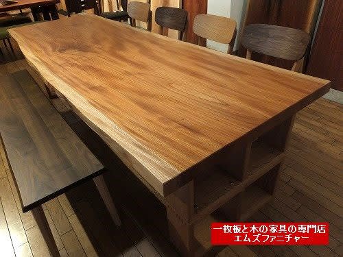 ダイニングテーブル 6人掛け 幅180 一枚板風 180×85 6人用