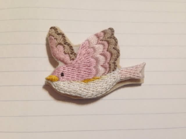 オーダー品】フェルトのパッチンピン ハンドメイド 刺繍
