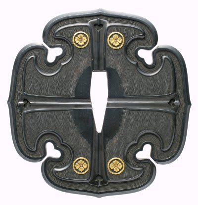 葵木瓜形鍔 Tsuba - 鐔鑑賞記 by Zenzai 葵木瓜形鍔 Tsuba - 鐔鑑賞記 by Zenzai