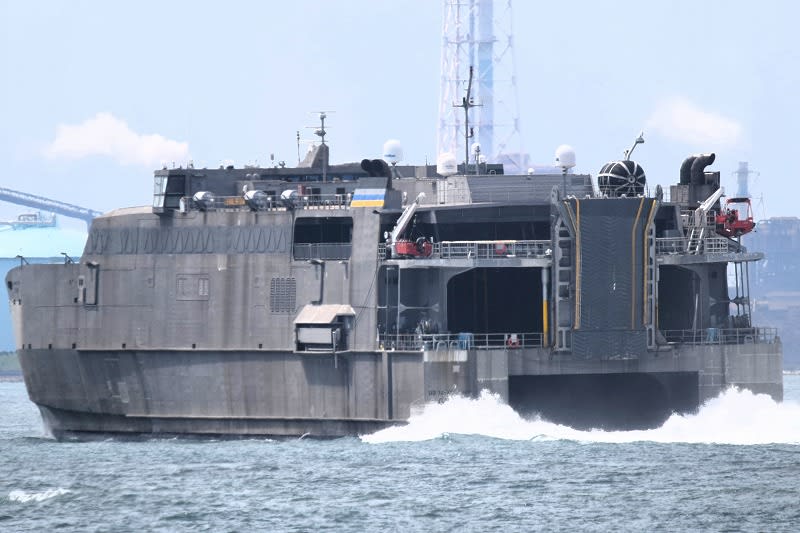遠征用高速輸送艦「スピアヘッド級」米海軍高速輸送船グアム 遠征用高速輸送艦「スピアヘッド級」米海軍高速輸送船グアム