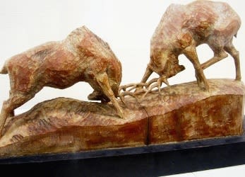 奈良大学博物館＞ 奈良の鹿を彫り続けた彫刻家太田昭夫の作品9