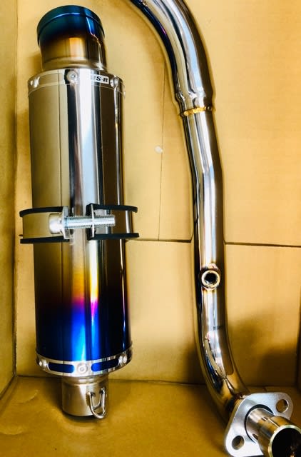 2020/5/12◇Z125PRO「BEAMS/R-EVOヒートチタンサイレンサー 2020/5/12◇Z125PRO「BEAMS/R-EVOヒートチタンサイレンサー