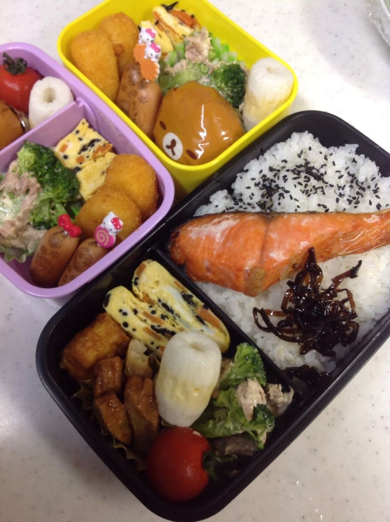 鮭弁 子供弁 まいにち お弁当 鮭弁 子供弁 まいにち お弁当