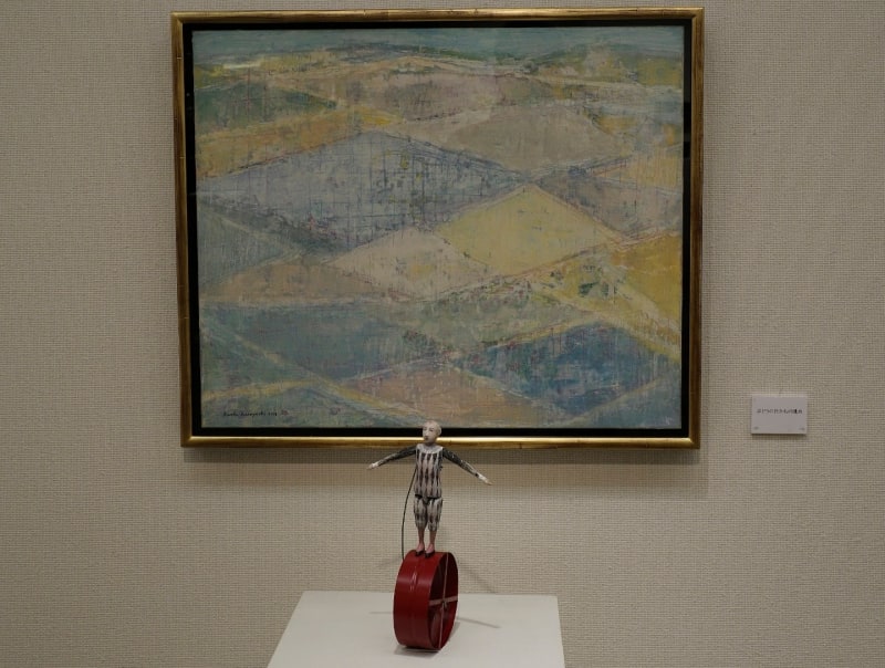 前田昌良「a view #182」◇1990年◇紙にパステル画作品◇サイン